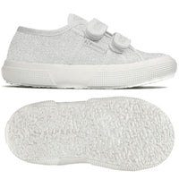2750 Kids Straps Pearl Matte Canvas | Grey Silver-Favorio