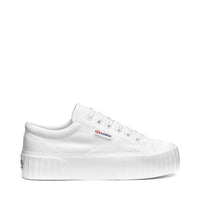 2631 Stripe Platform | White-White Avorio